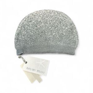 NWT Barefoot Dreams Smokey Green Fog Gray CozyChic Lite Confetti Beanie One Size